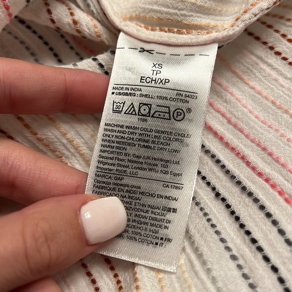 Gap Light Weight Stripe Summer Top - Picture 6 of 6